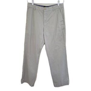 Banana Republic Relaxed Fit Dawson Straight Leg Chino Pants Khaki Tan 34/32